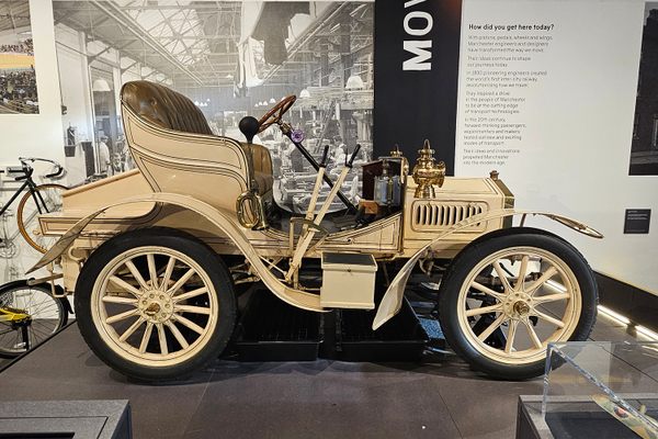 Rolls-Royce Reg. No. AX148 in the Science and Industry Museum.